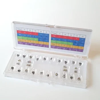 Self-Ligating Metal Brackets Mico One second