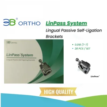 LinPass System- Lingual Passive Self-Ligation  Brackets