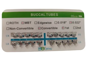 3B ORTHO -BUCCAL TUBES second