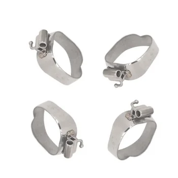 MOLAR BANDS- DOUBLE TUBE WITHOUT CLEAT -4PCS second