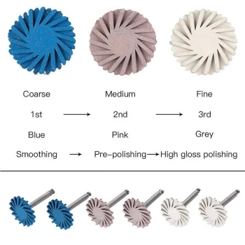 Dental Polish Kit Composite Resin Polishing Disc 6pcs/box second