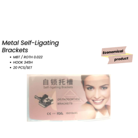 Self-Ligating Metal Brackets