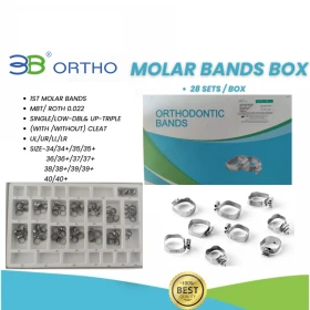 3B ORTHO- MOLAR BANDS BOX