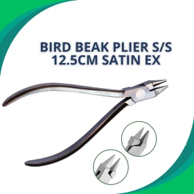 BIRD PEAK PLIER S/S 12.5CM SATIN EX