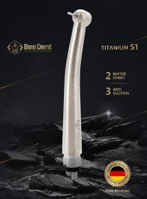 BEEDENT S1 HANDPIECE GERMAN BEARING TITANIUM-  NO LED