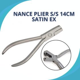 NANCE PLIER S/S 14CM SATIN EX