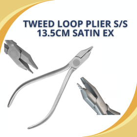 TWEED LOOP PLIER S/S 13.5CM SATIN EX