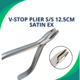 V-STOP PLIER S/S 12.5CM SATIN EX