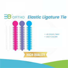 3B ORTHO-Elastic Ligature Tie-40pcs/pk