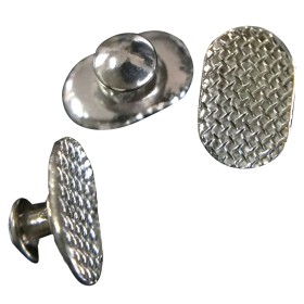 LINGUAL BUTTON -ELLIPTICAL CURVED BASE