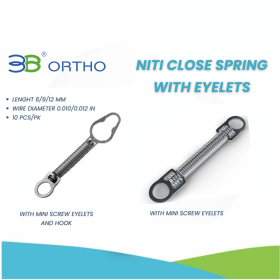 NITI CLOSE SPRING WITH EYELETS