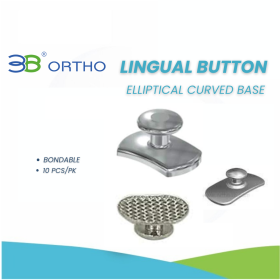 LINGUAL BUTTON -ELLIPTICAL CURVED BASE