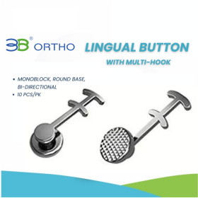 LINGUAL BUTTON- WITH MULTI-HOOK