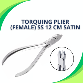 TORQUING PLIER (FEMALE) SS 12 CM SATIN