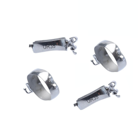 MOLAR BANDS- TRIPLE TUBE WITH  CLEAT -4PCS