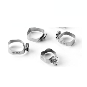 MOLAR BANDS- TRIPLE TUBE WITHOUT CLEAT- 4PCS