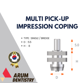 Multi Pick-up Impression Coping