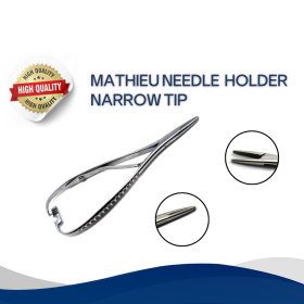 MATHIEU NEEDLE  HOLDER  NARROW TIP