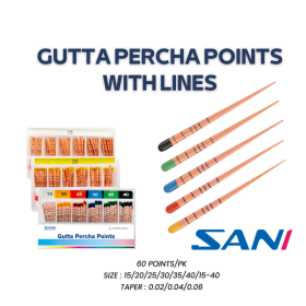 Gutta Percha Points with lines