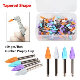 Dental Prophylaxis Rubber Tapered Polishing  100pcs