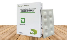 Dengen Dengofoam Absorbable Gelatin Sponge  32 Sponges 10x10x10mm.